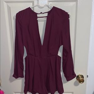 Plum romper